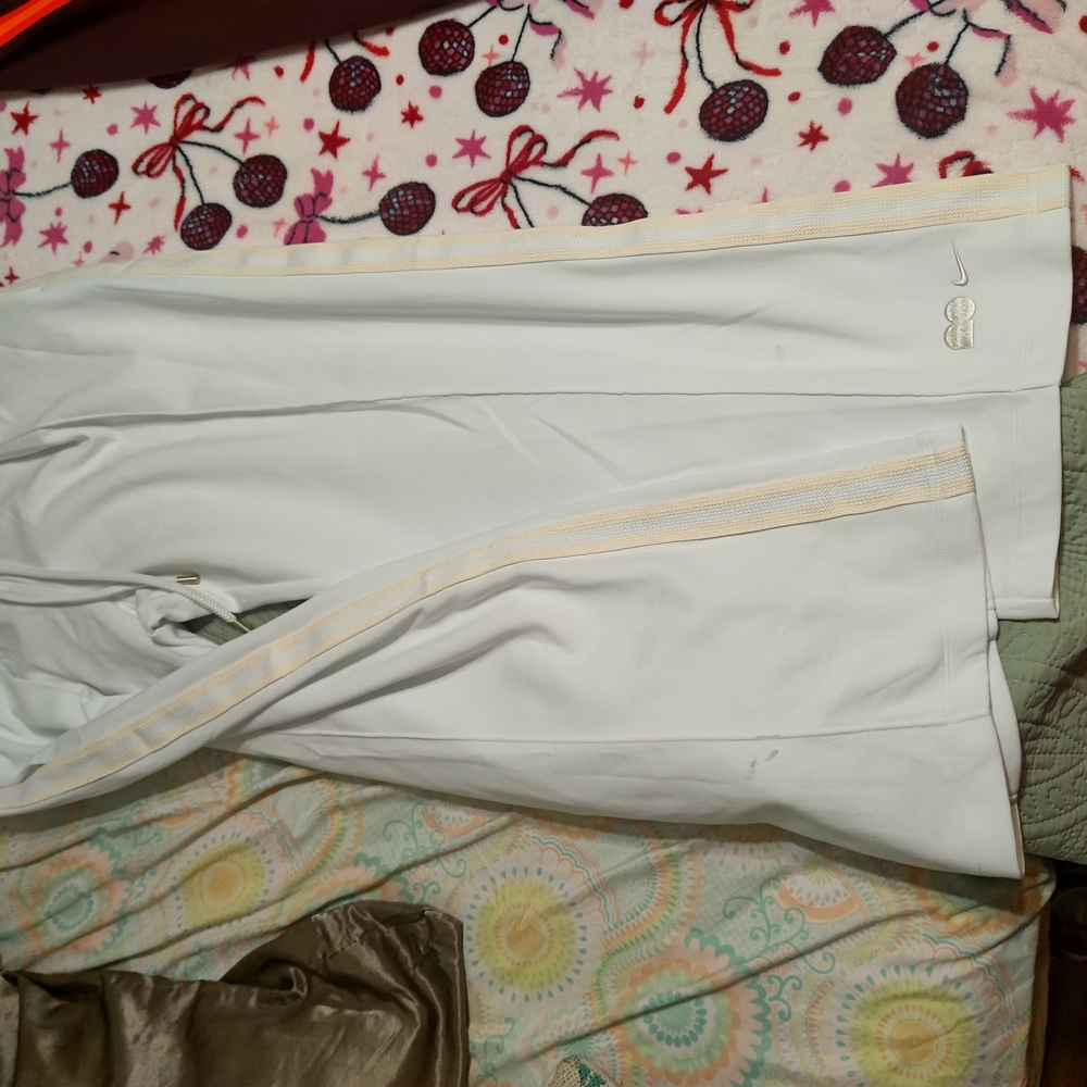 Nike White Track Pants